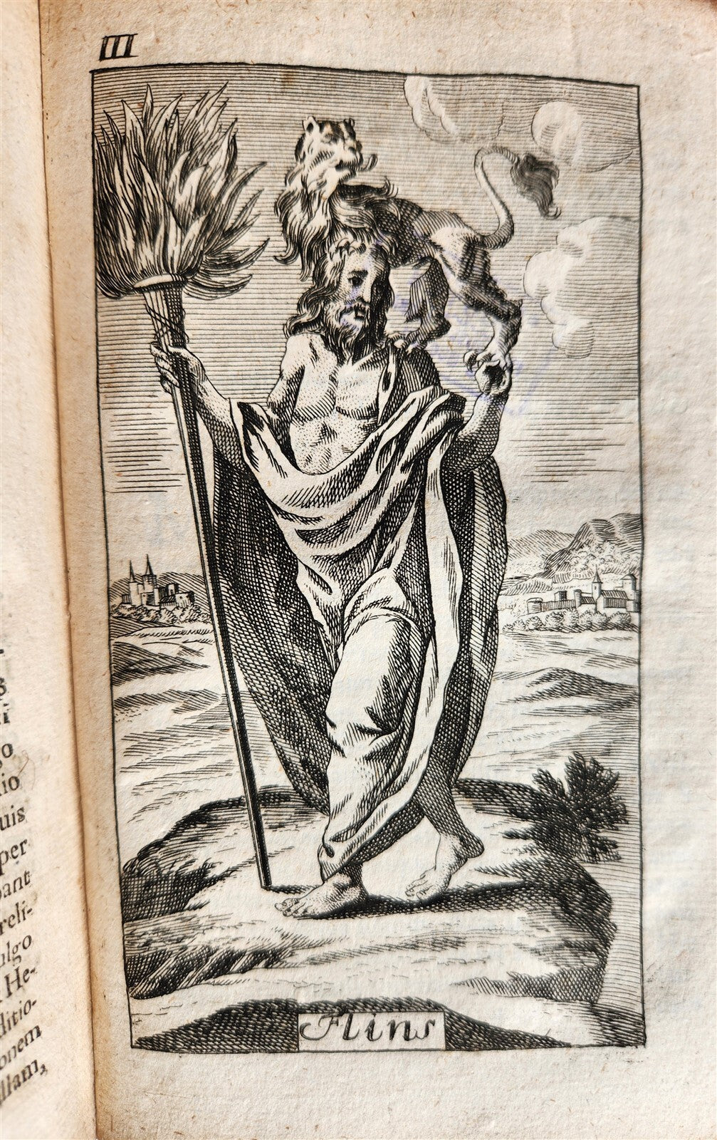 1728 MYTHOLOGY ILLUSTRATED GERMAN GODS ANTIQUE vellum bound