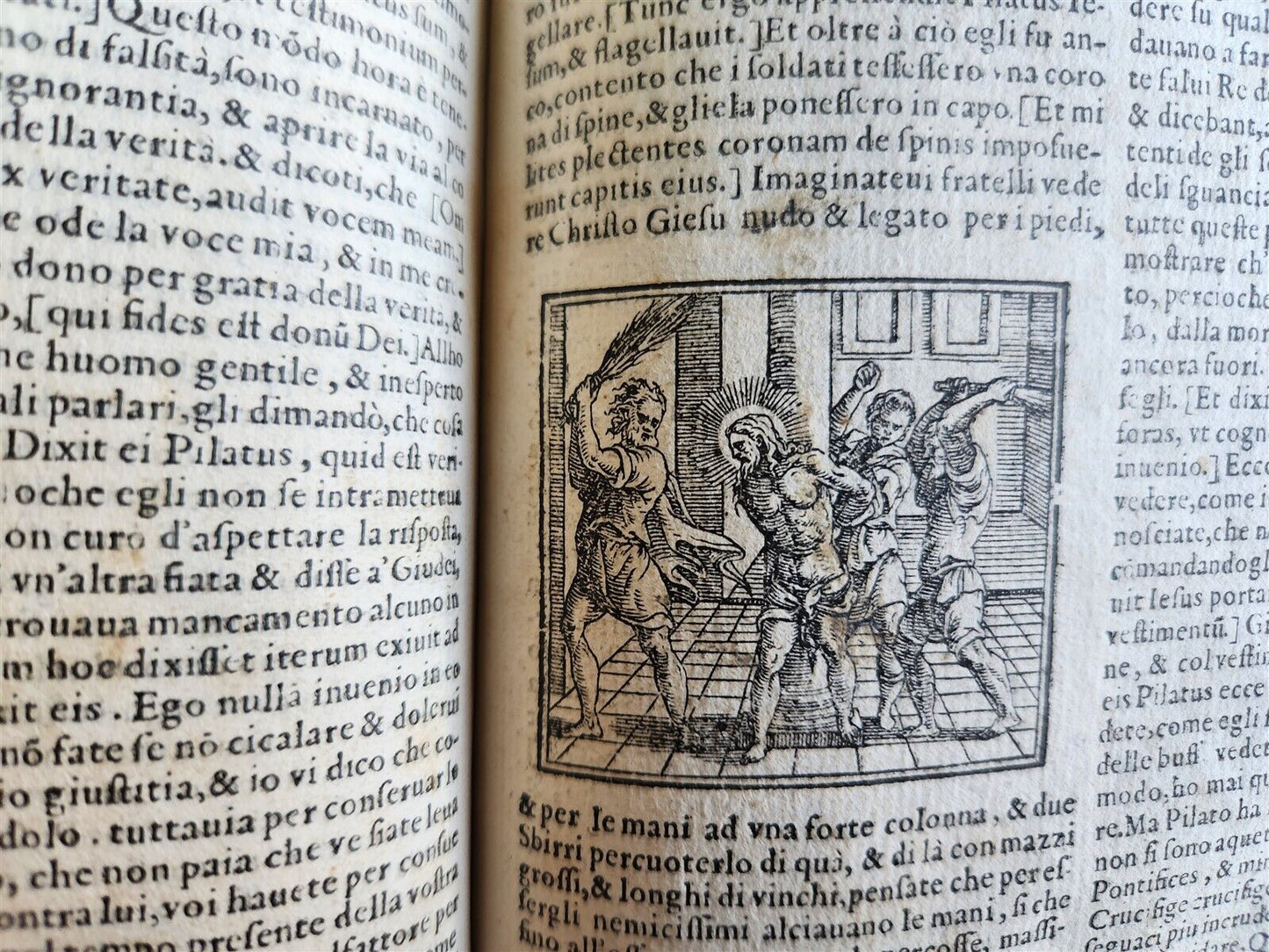 1578 ILLUSTRATED DELLE HOMELIE by Pittorio da Ferrara antique VELLUM BINDING