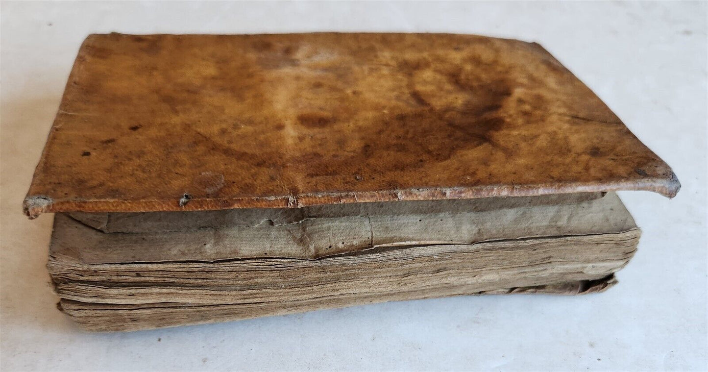 1737 L'AMOR DE CUORI GESU BAMBINIO by S. NATALE antique in ITALIAN vellum bound