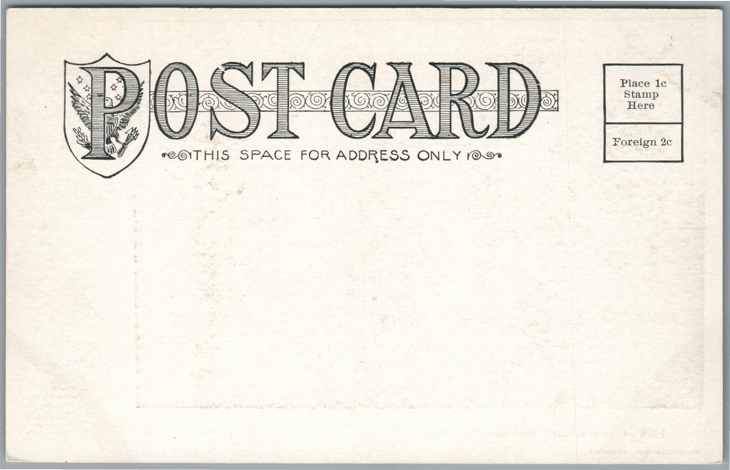 MENOMONIE WI GYMNASIUM ANTIQUE POSTCARD