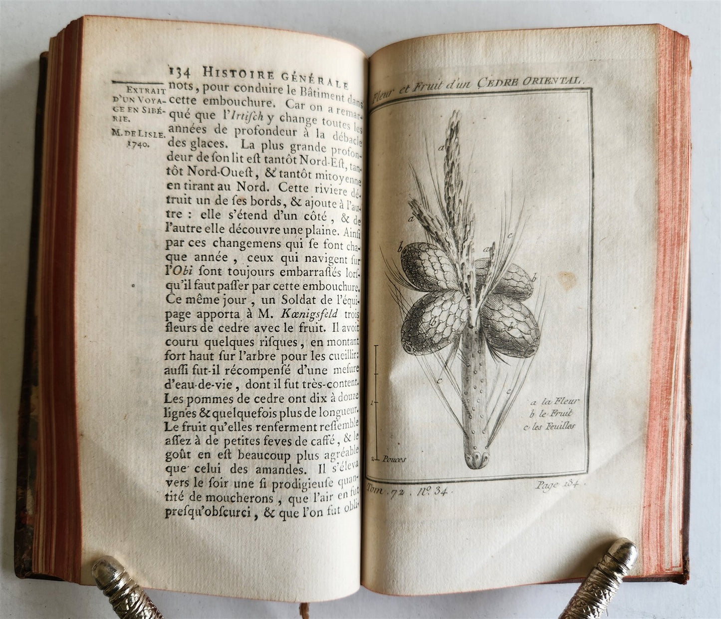 1768 HISTOIRE des VOYAGES illustrated TRAVELS to SIBERIA, RUSSIA vol. 72 antique