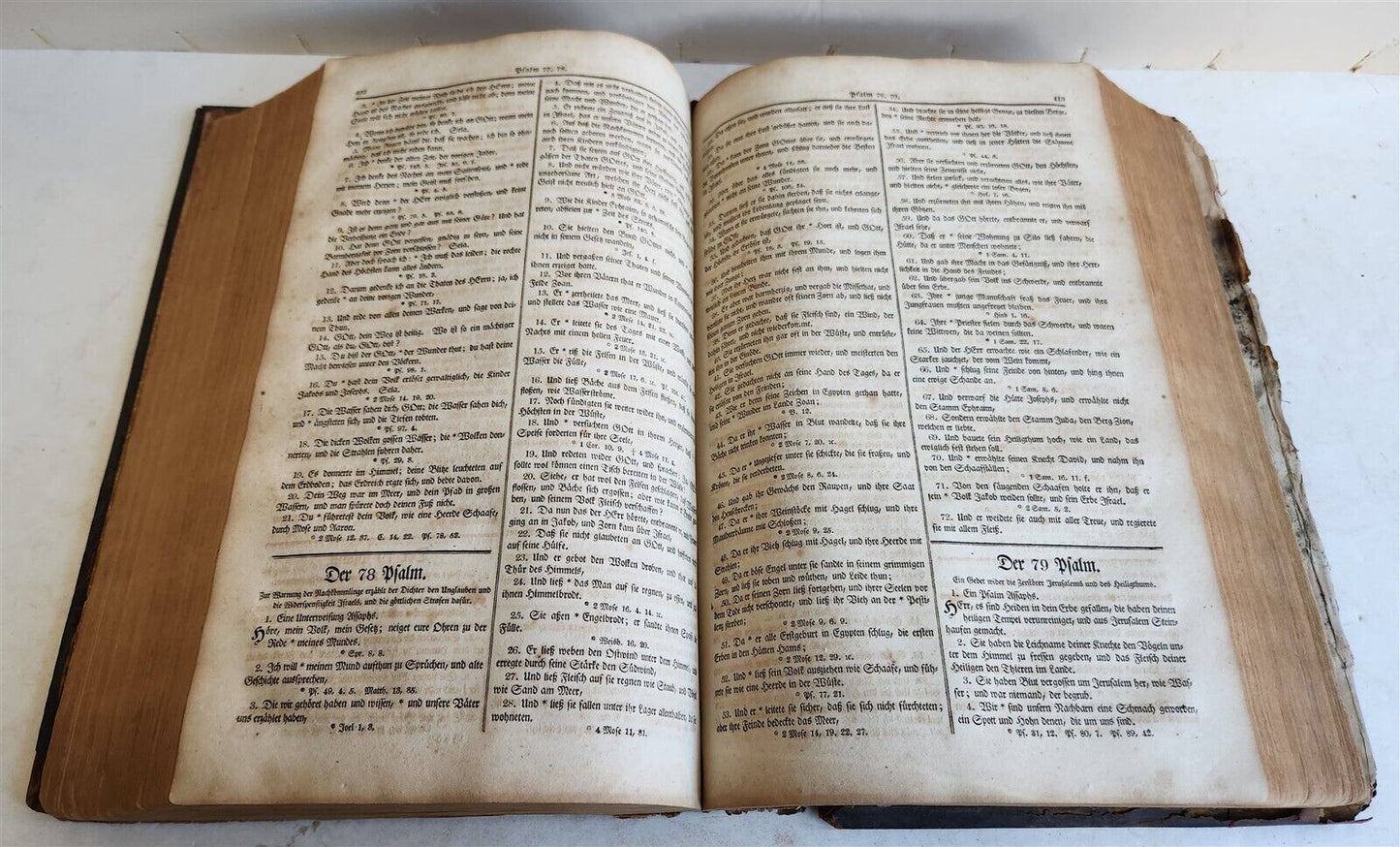 1819 BIBLE 1st Folio Ed PENNSYLVANIA GERMAN Lancaster PA JOHANN BAR antique RARE