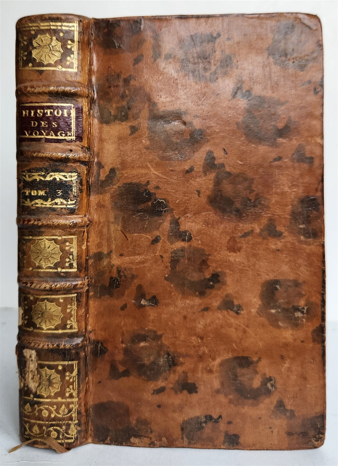 1749 HISTOIRE des VOYAGES illustrated TRAVELS to AFRICA & MADAGASCAR v.3 antique