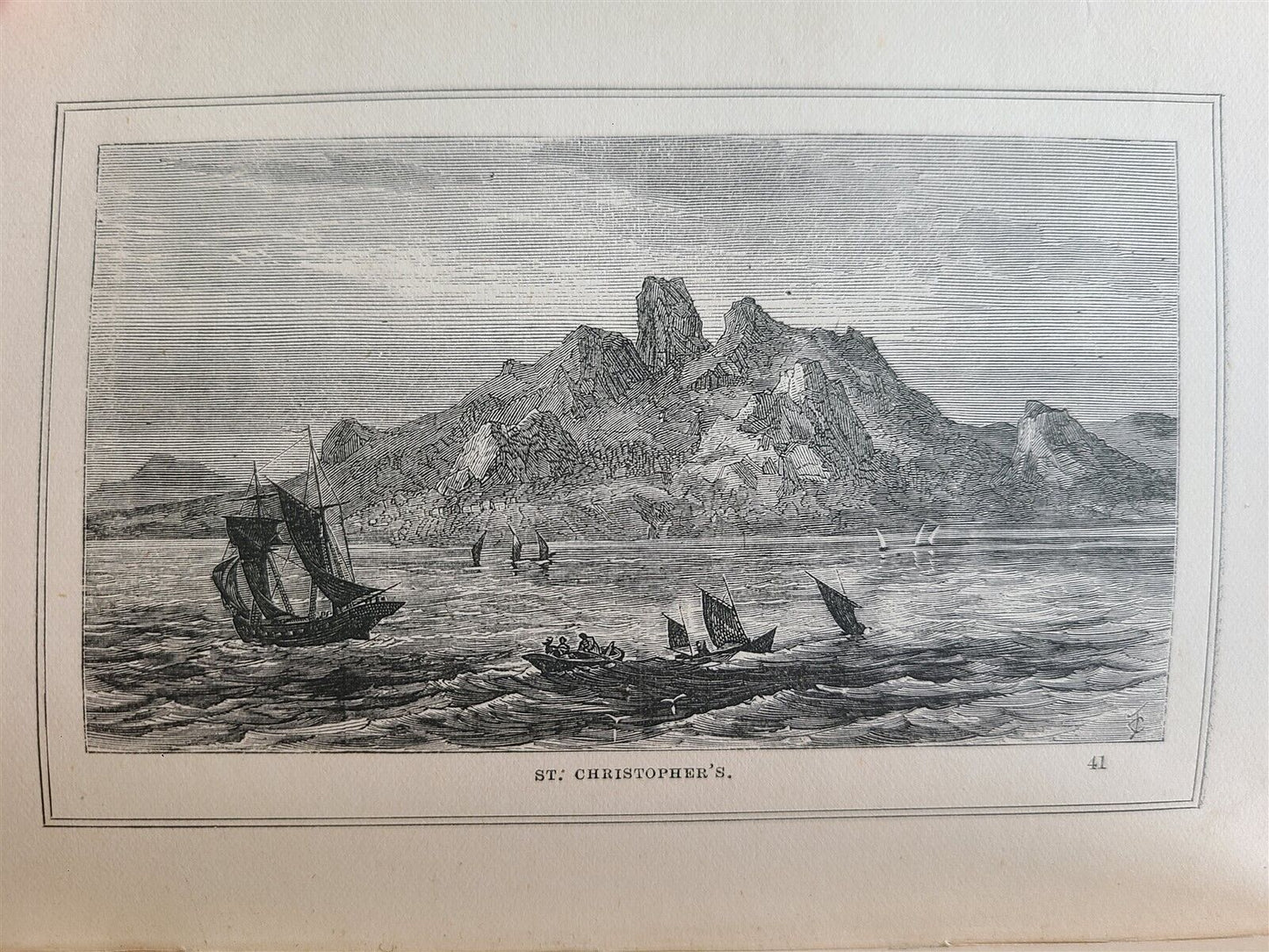 1900 STORY of WRECK of MARIA MAIL BOAT by John HANNAH antique BRITISH SHIPWRECK