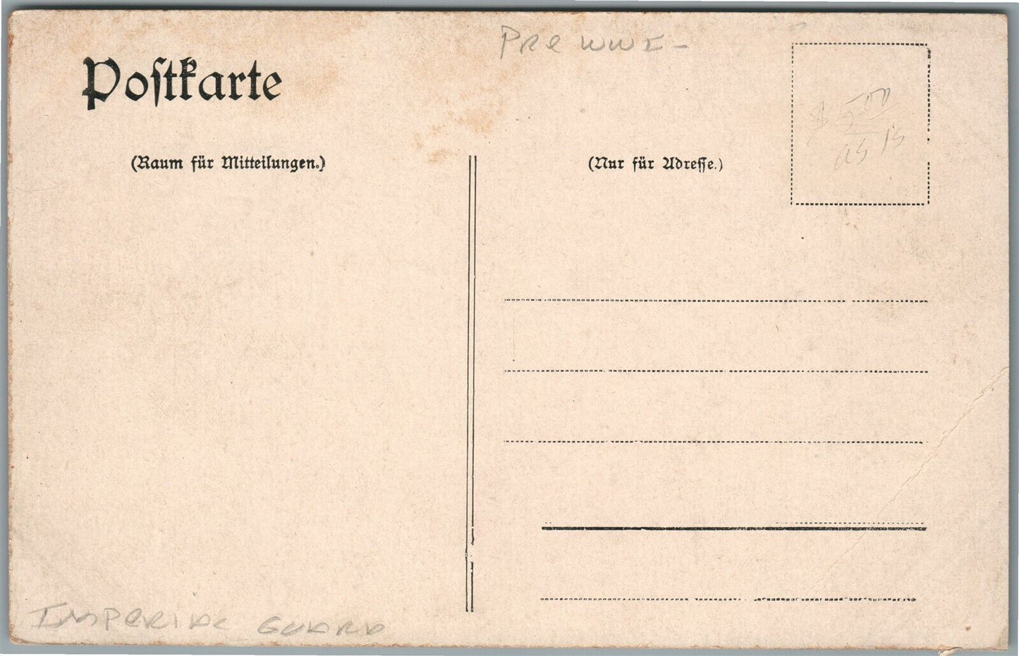 GERMAN MILITARY PARADE GRUSS AUS BERLIN ANTIQUE POSTCARD