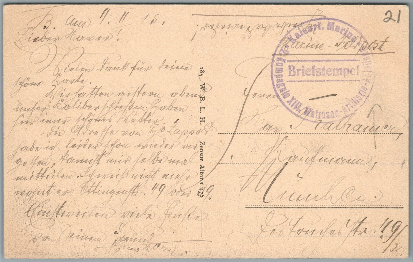 SMS OLDENBURG SHIP ANTIQUE POSTCARD