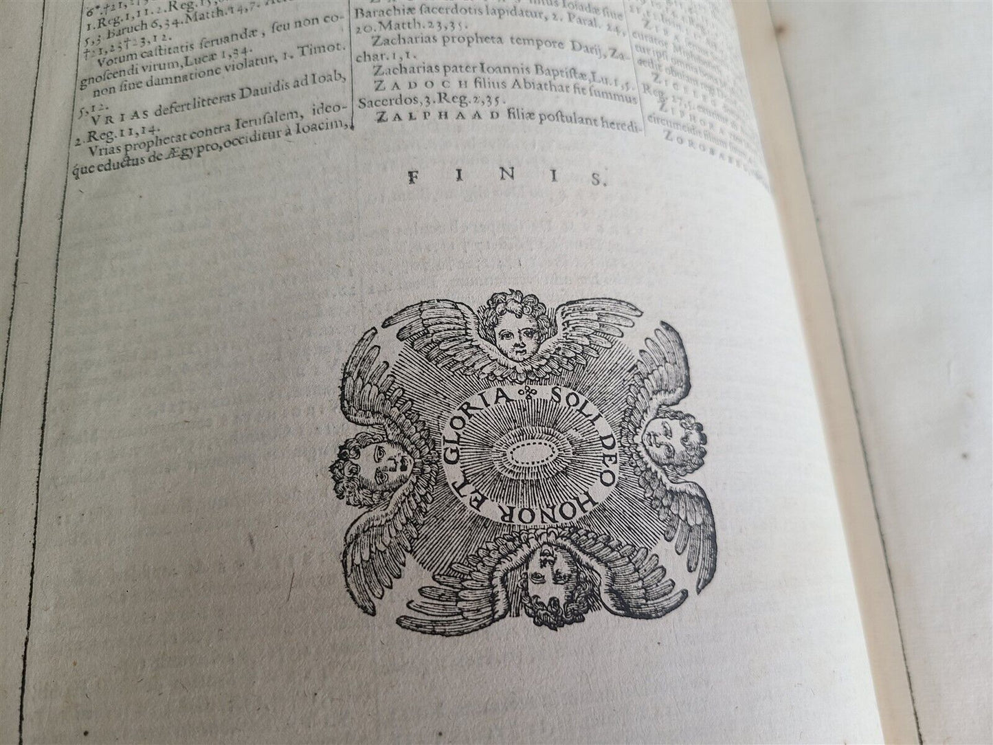 1603 BIBLE LATIN PLANTIN BIBLIA SACRA antique MASSIVE FOLIO OLD & NEW TESTAMENT