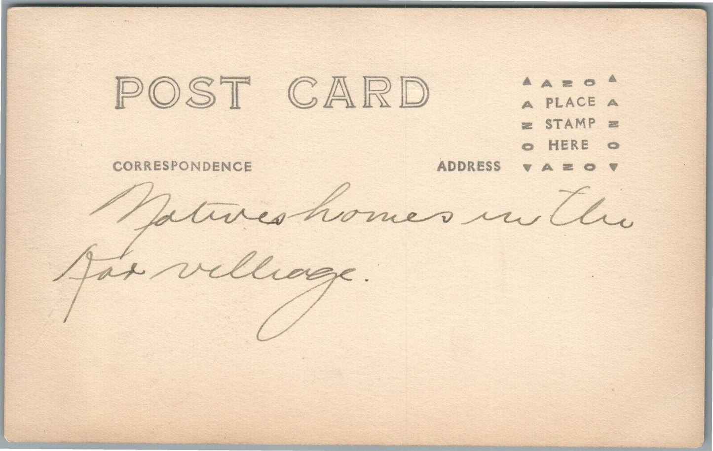 AMERICAN OFFICERS in LIBERIA village AFRICA ANTIQUE REAL PHOTO POSTCARD RPPC