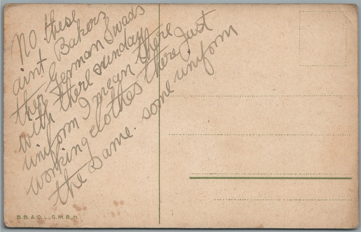 GERMAN MILITARY THEME WWI ERA PONTOON BOAT CONSTRUCTION ANTIQUE POSTCARD