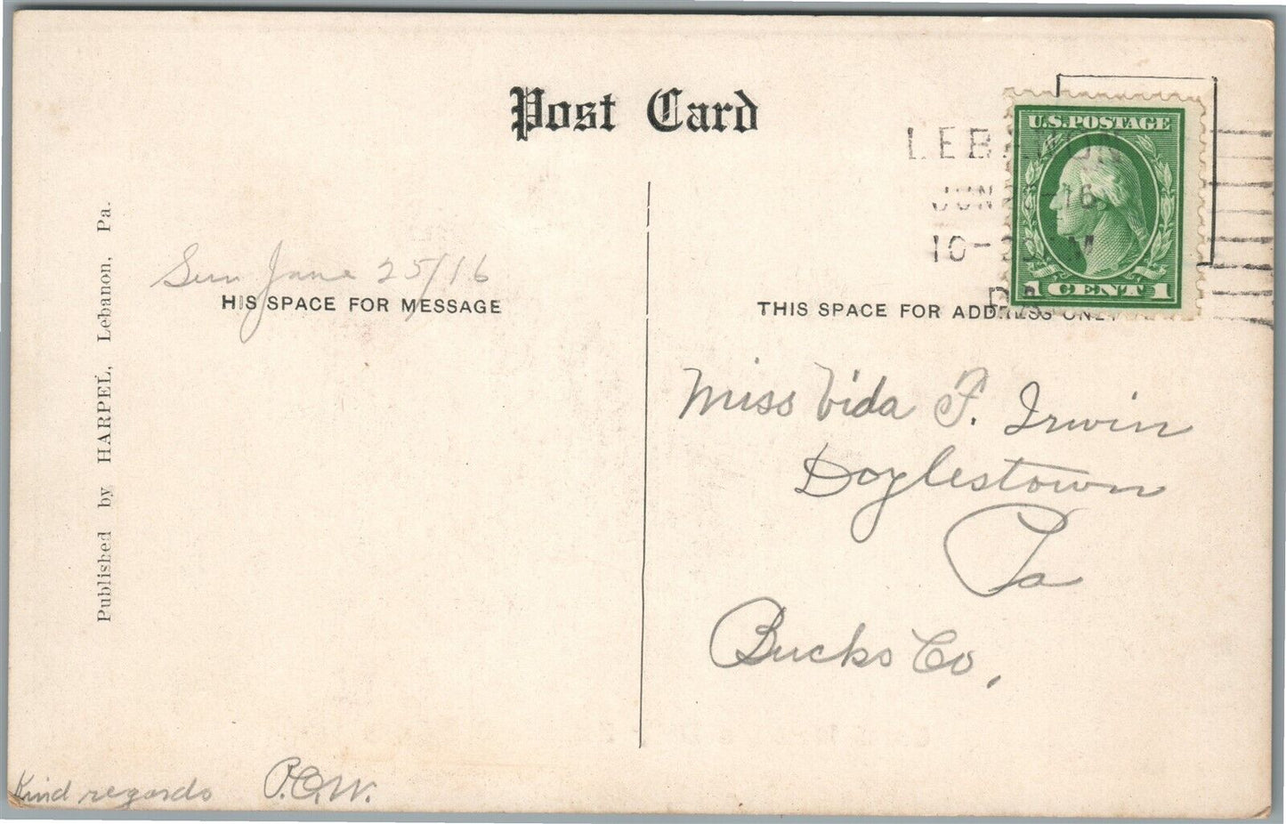 GUARD MOUNT AMERICAN CAMP DAILY SCENE 1916 ANTIQUE POSTCARD