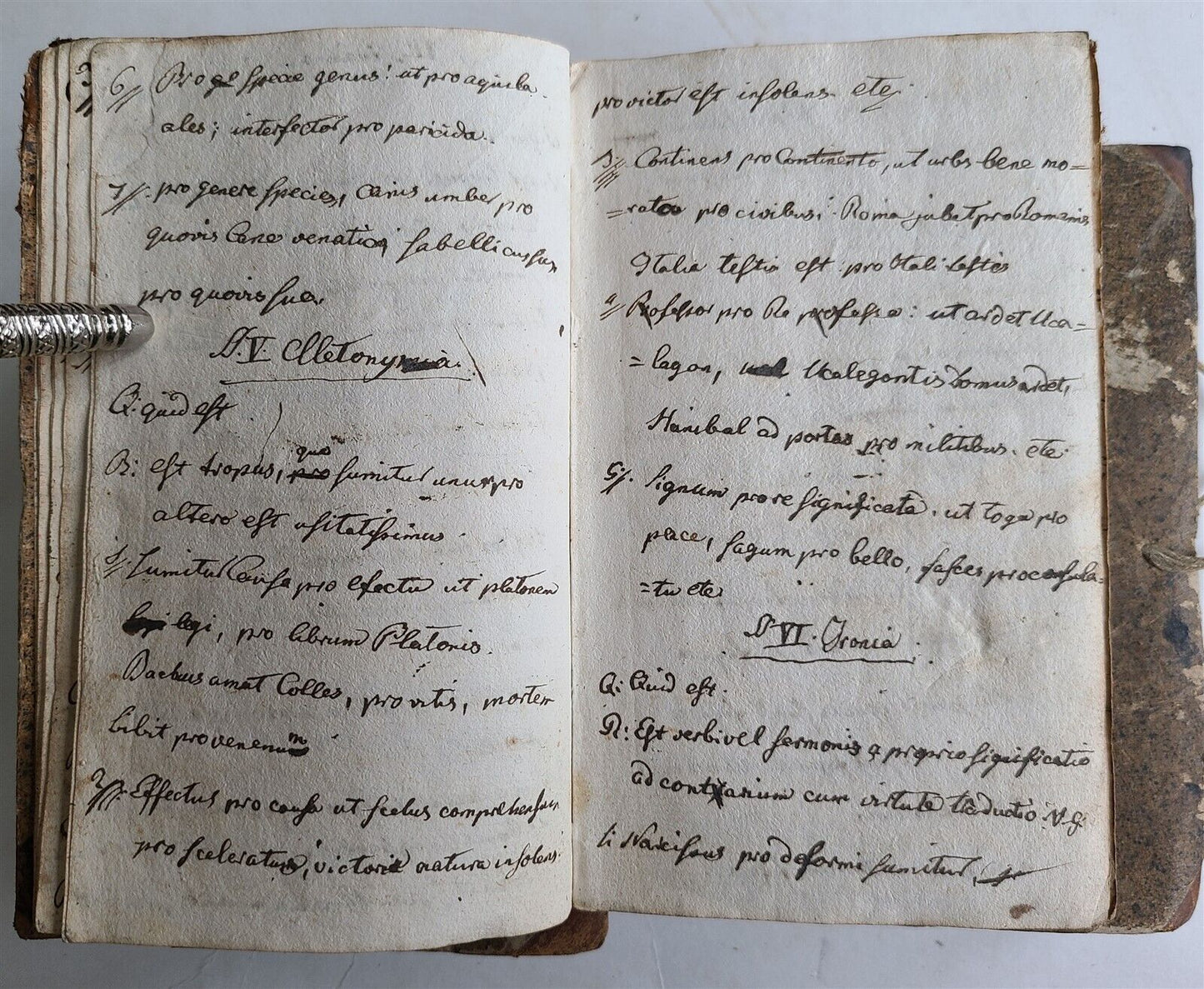 1795-1870 5 volumes MANUSCRIPTS in GERMAN & LATIN POETRY & RHETORIC antique