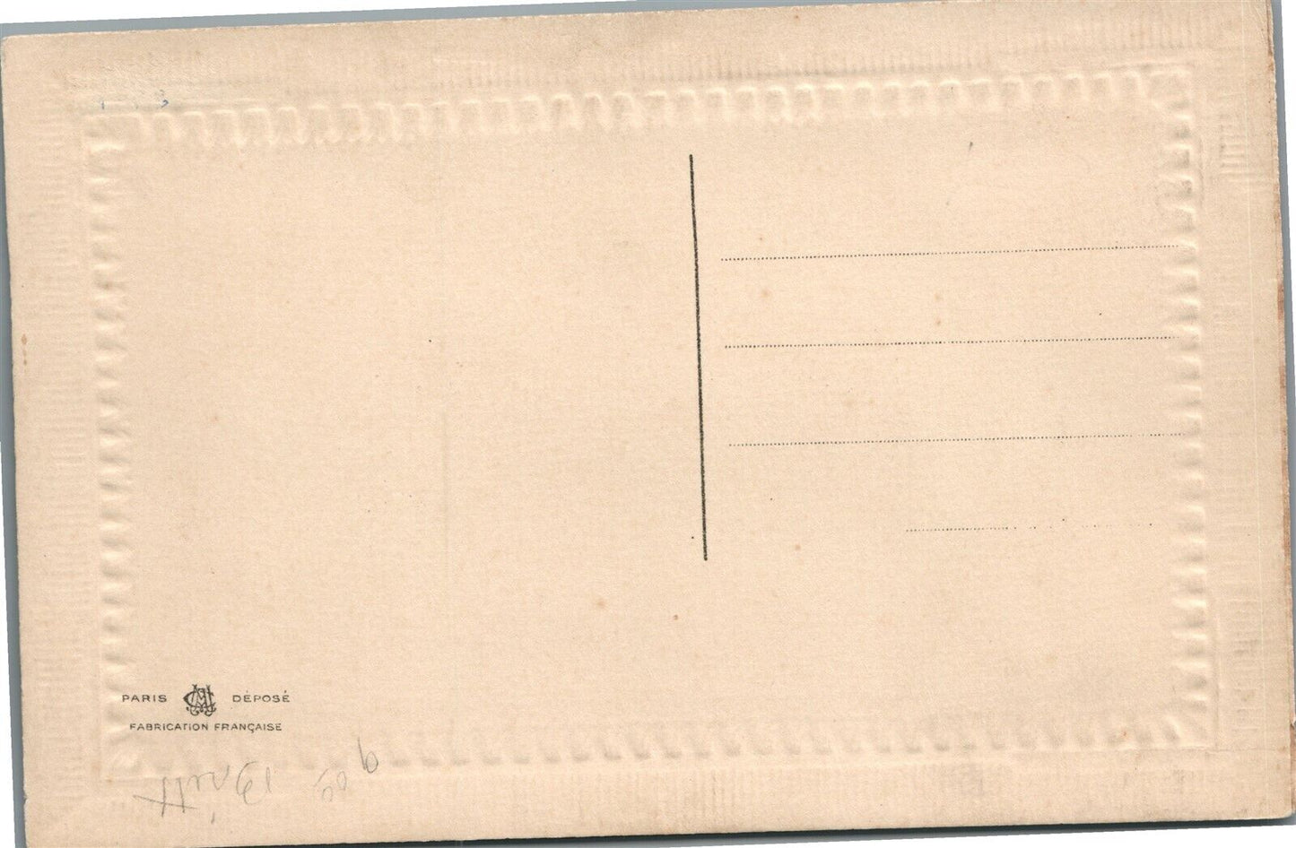 EMBROIDERED on SILK WWI ALLIES FLAGS ANTIQUE POSTCARD