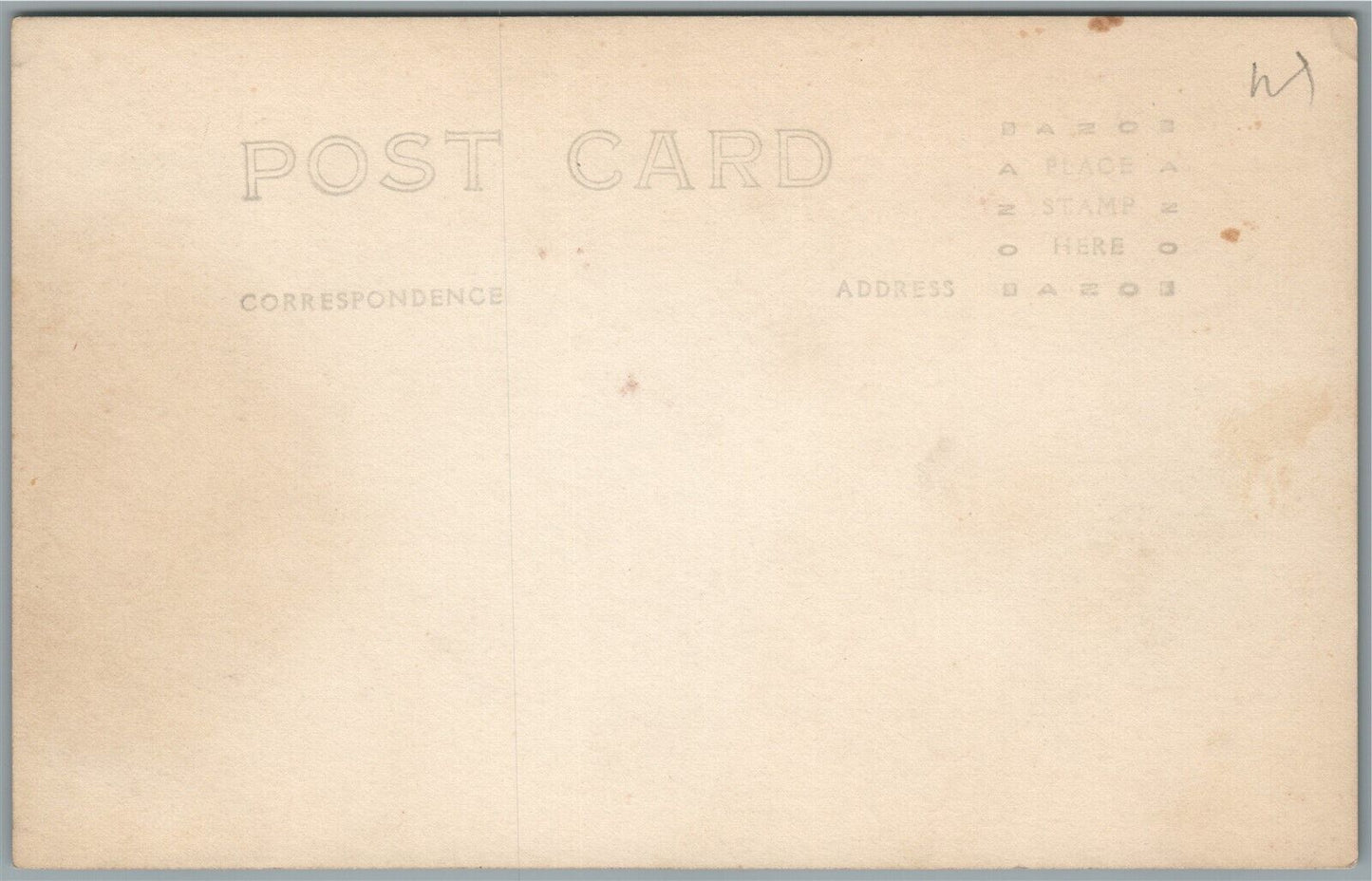 SMALL AIRPLANE VINTAGE REAL PHOTO POSTCARD RPPC