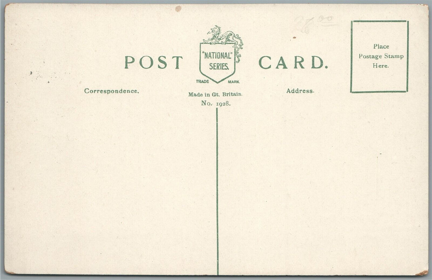 SHIP & TRAIN HANDS ACROSS THE SEA ANTIQUE POSTCARD