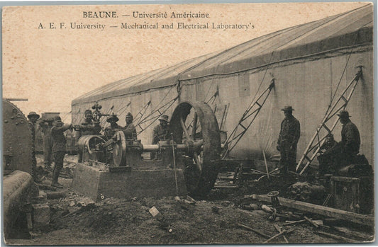 US ARMY MECHANICAL & ELECTRICAL LABARATORY ANTIQUE POSTCARD