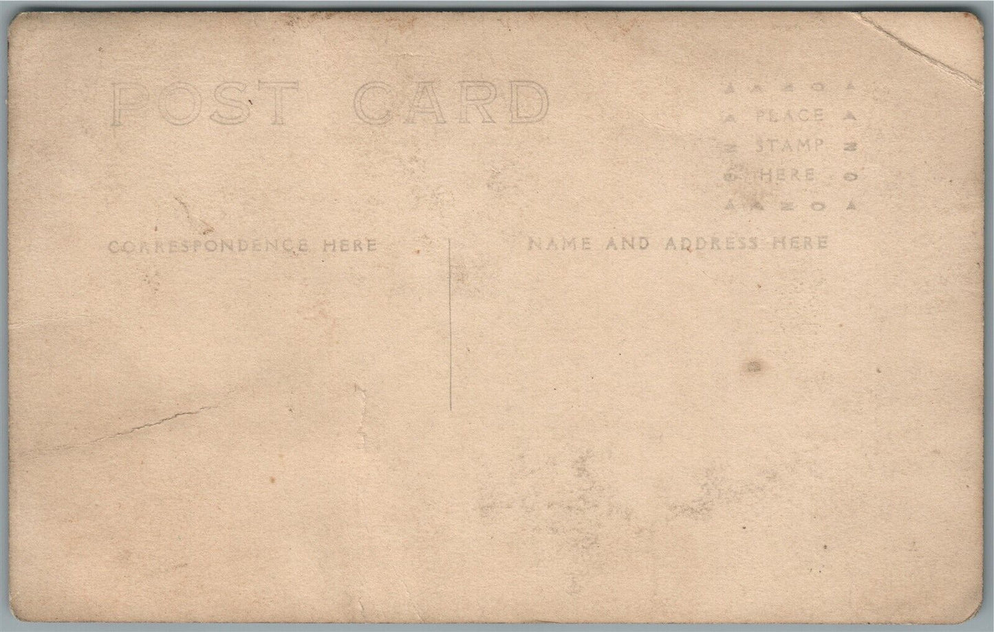 WWI ERA AMERICAN RED CROSS TRUCK DRIVER ANTIQUE REAL PHOTO POSTCARD RPPC