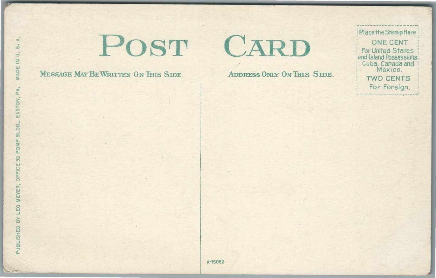 PHILLIPSBURG NJ MAIN & SITGREAVES STREET ANTIQUE POSTCARD