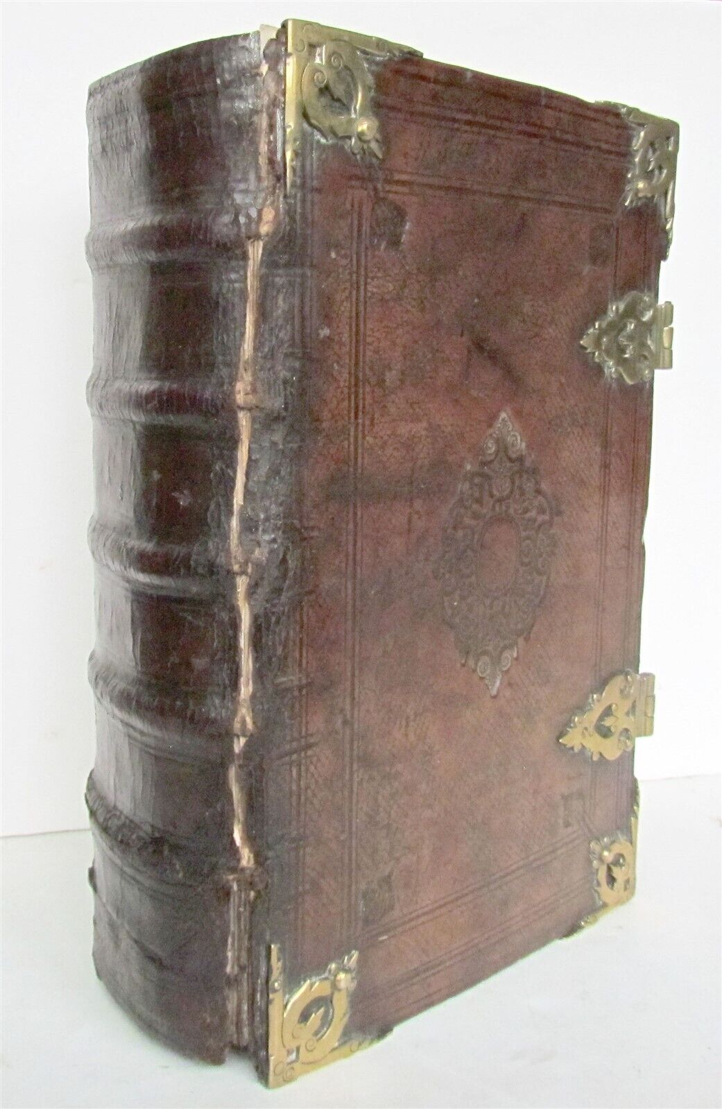 1730 BIBLE in DUTCH ILLUSTRATED w/ MAPS antique MASSIVE FOLIO BIBLIA