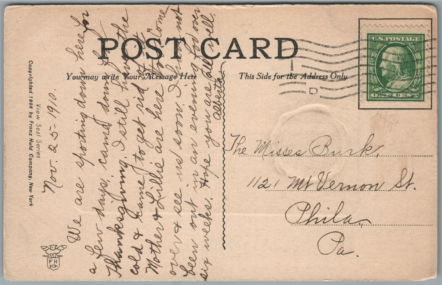 ATLANTIC CITY NJ MULTIPLE VIEWS ANTIQUE POSTCARD