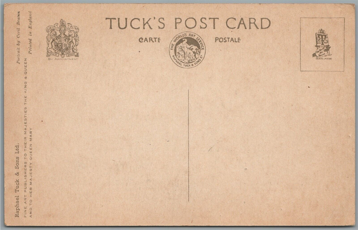 BRITISH PRIME MINISTER WINSTON CHURCHILL VINTAGE POSTCARD