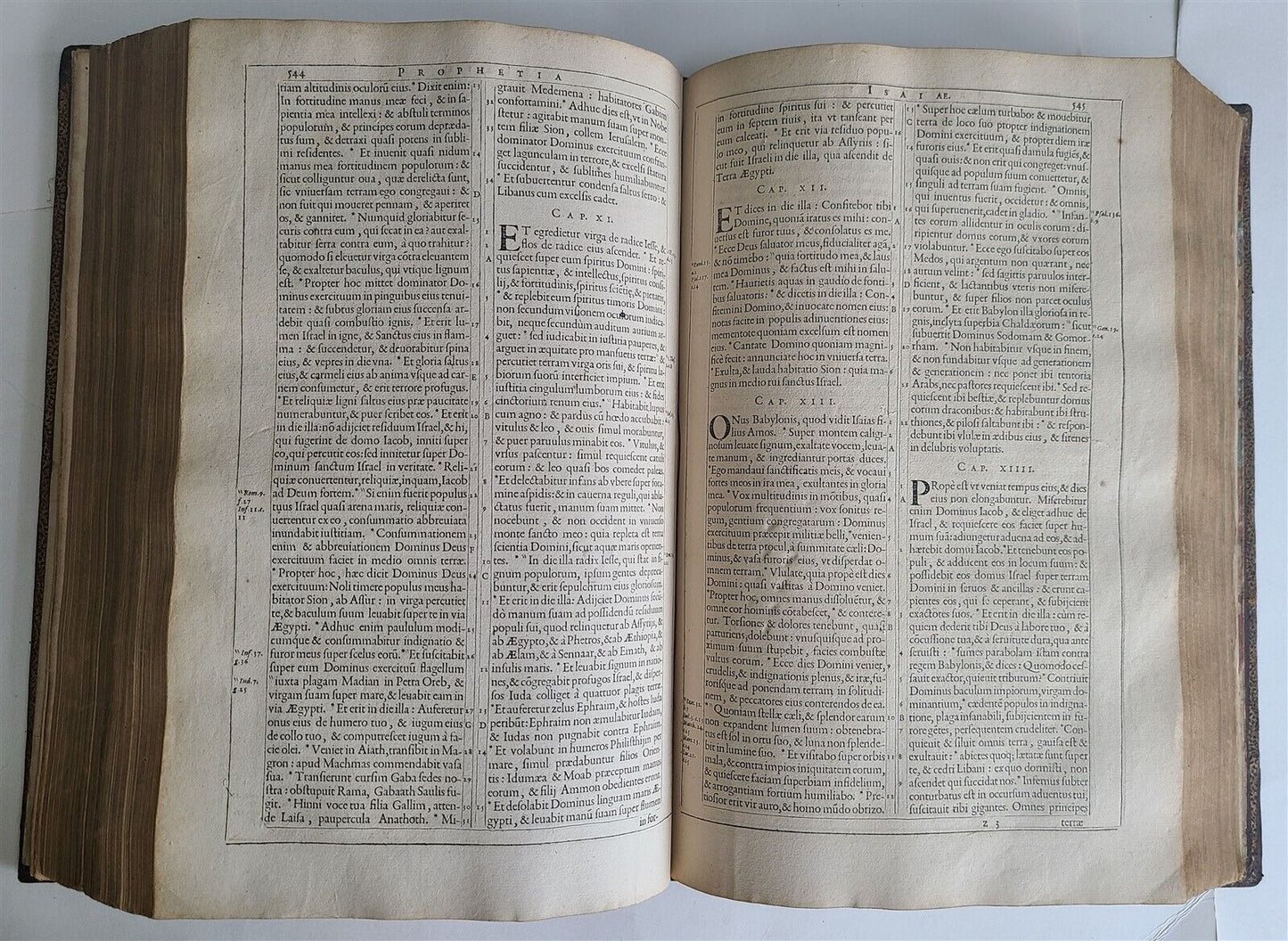 1603 BIBLE LATIN PLANTIN BIBLIA SACRA antique MASSIVE FOLIO OLD & NEW TESTAMENT