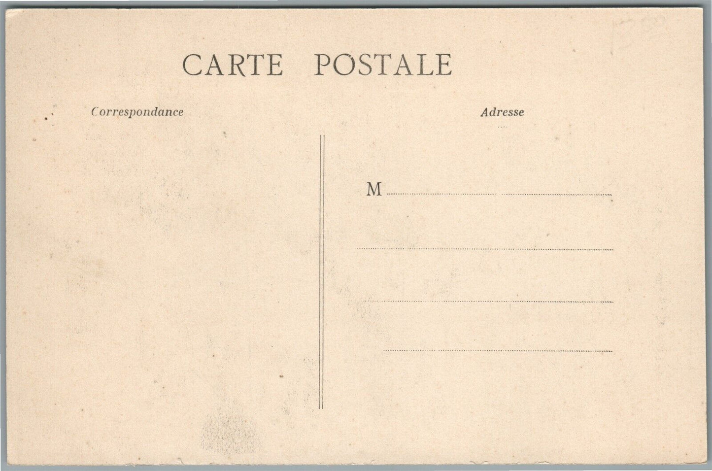 CASABLANCA MOROCCO RUE DE COMMANDANT PREVOST ANTIQUE POSTCARD