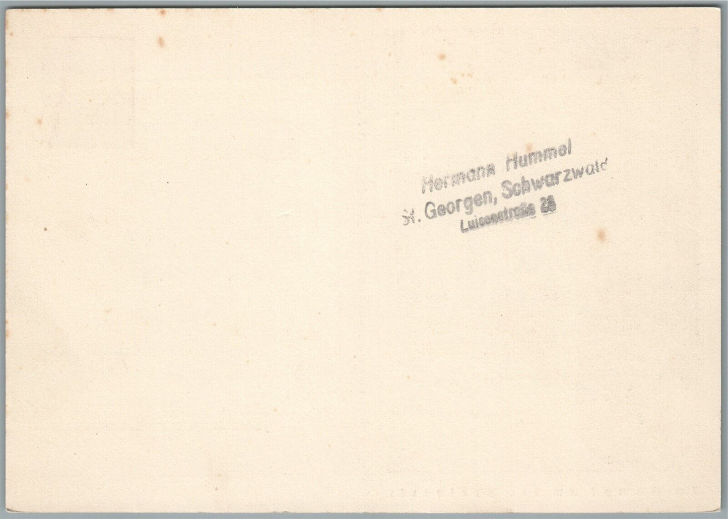 GERMAN WWII ERA ANTIQUE POSTCARD