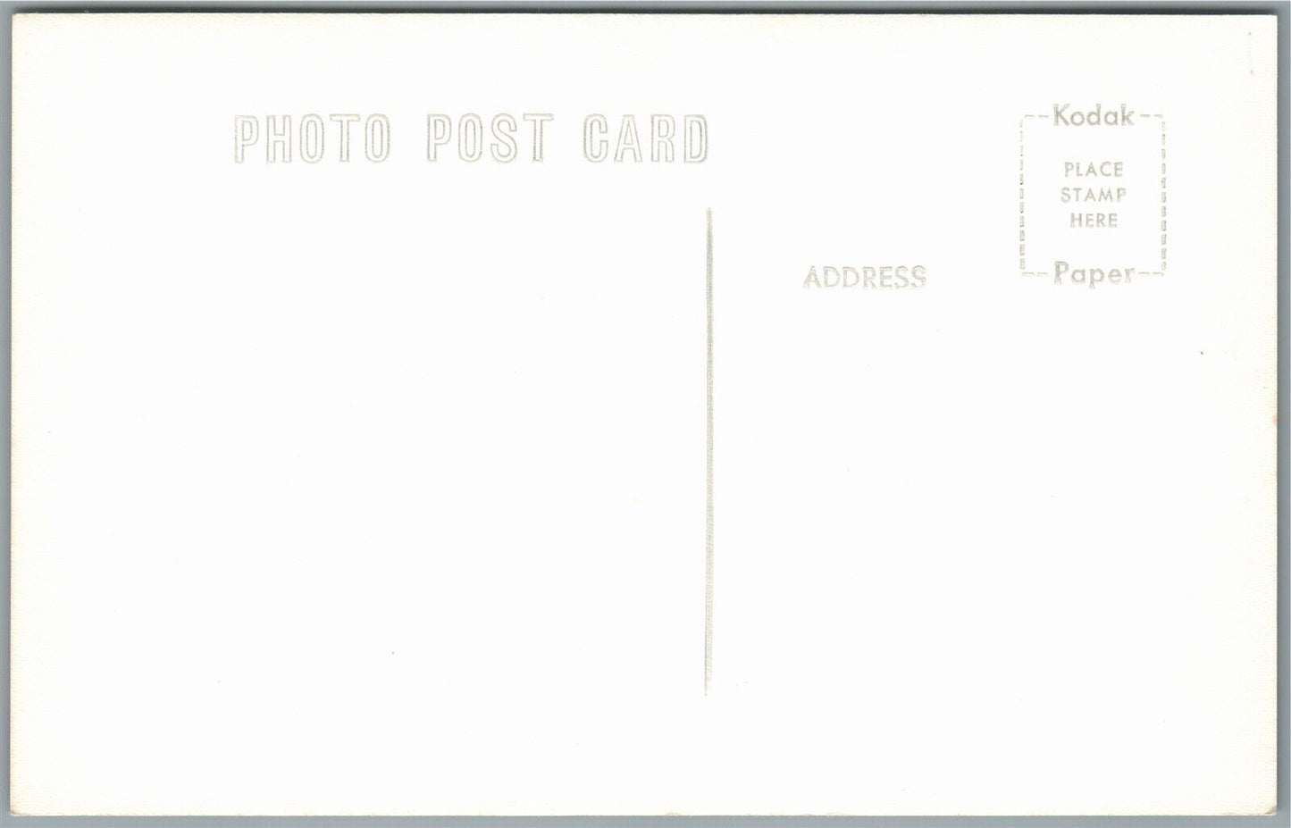 AIRPLANE VINTAGE REAL PHOTO POSTCARD RPPC