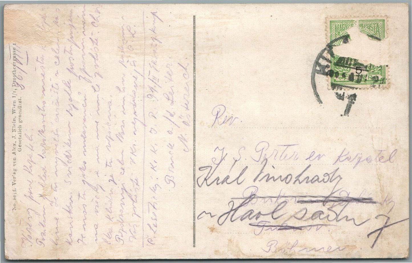 AUSTRIAN MILITARY CAMP BRUCKER LAGER WWI ERA ANTIQUE POSTCARD