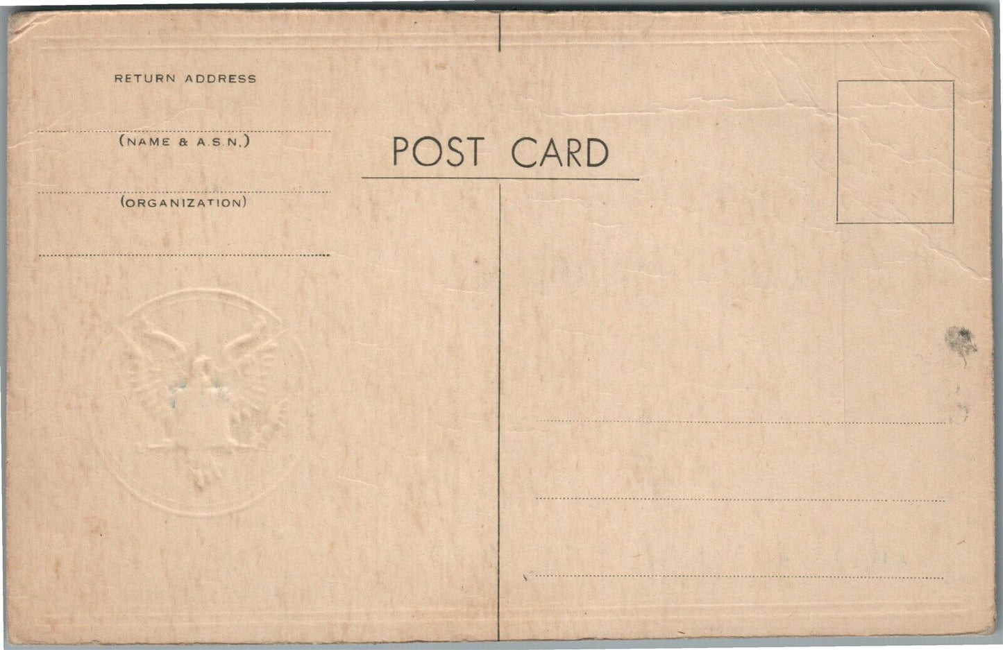 AMERICAN FORCES in SOUTH WEST PACIFIC GREETINGS ANTIQUE POSTCARD