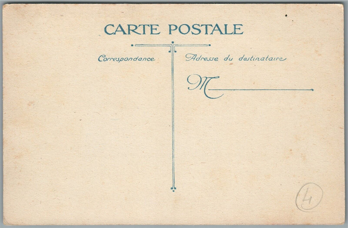 WWI DISCHARGING OF A GUN ANTIQUE POSTCARD