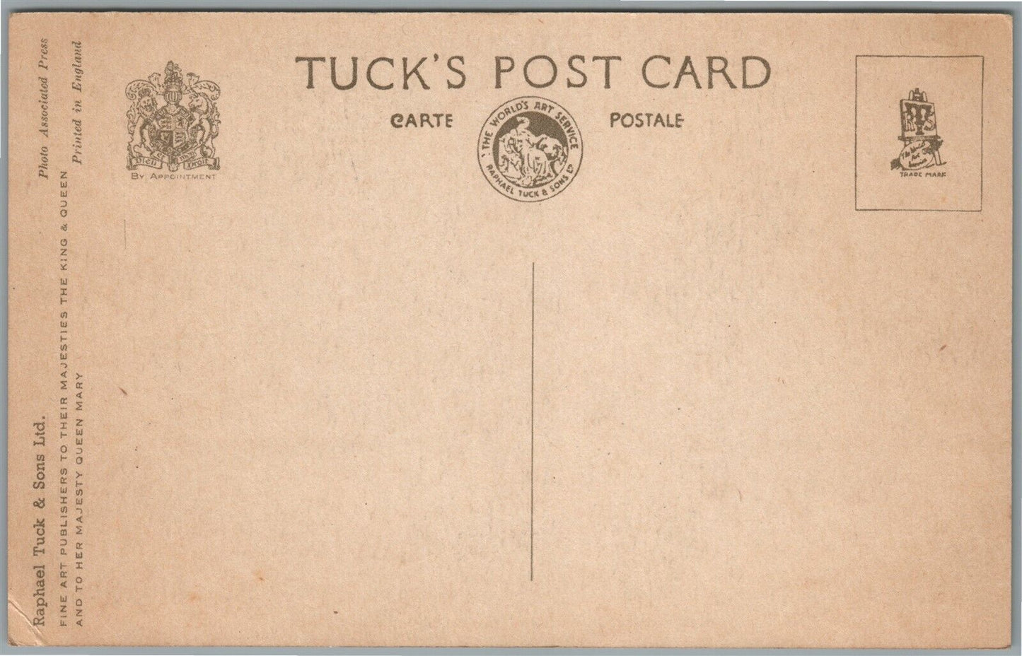 GENERAL EISENHOWER & MARSHAL MONTGOMERY VINTAGE POSTCARD