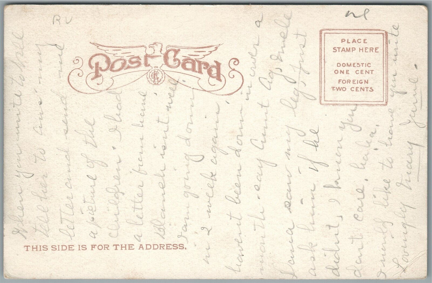 MT.JEWATT PA ANTIQUE POSTCARD