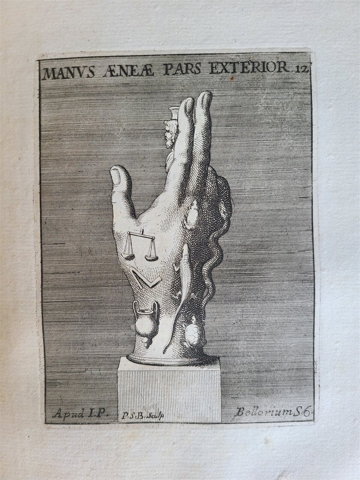 1746 ROMANUM MUSEUM SIVE THESAURUS antique ILLUSTRATED FOLIO