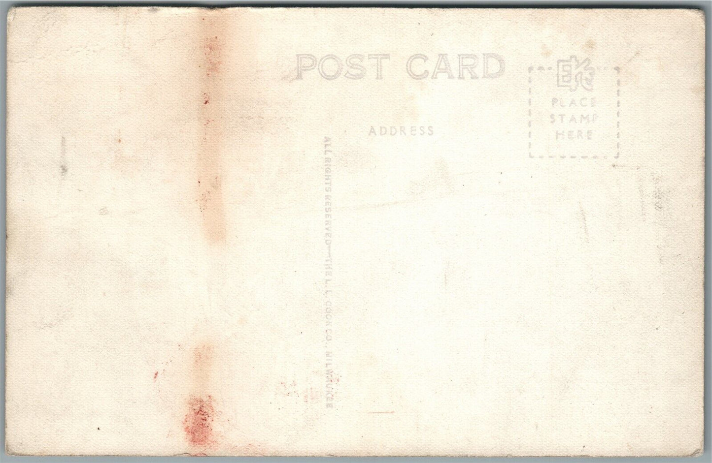 LIBERTY MO CLAY COUNTY WAR MEMORIAL VINTAGE REAL PHOTO POSTCARD RPPC