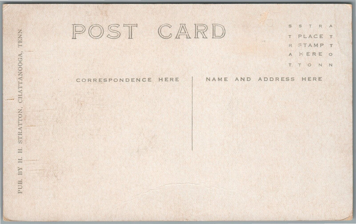 AMERICAN MOTOR CARS FIRING A BROAD SIDE ANTIQUE POSTCARD