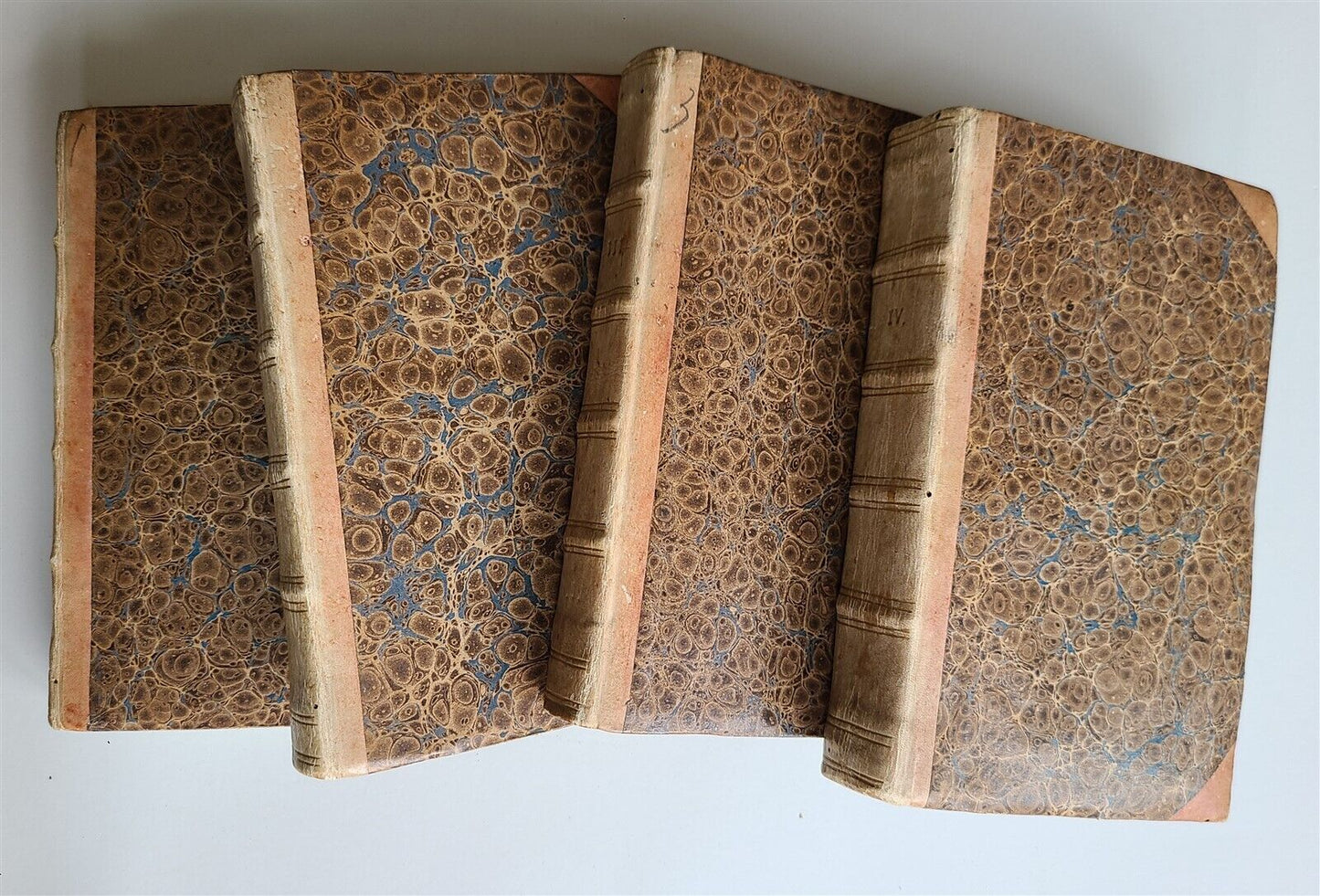 1789-92 PHILOSOPHY by J. ZIMMERMAN in DUTCH antique 4 VOLUMES illustrated