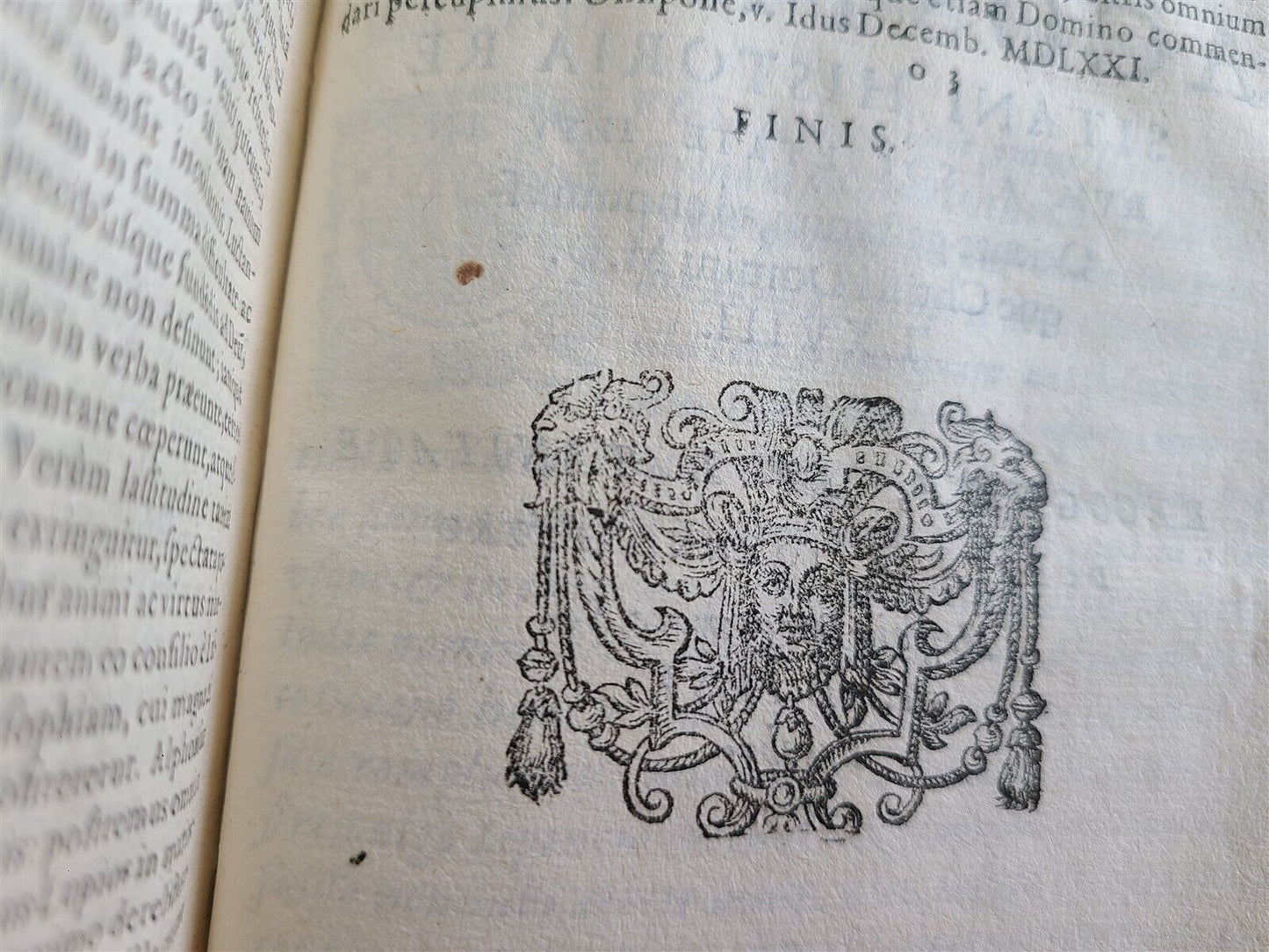 1605 HISTORY of INDIA by G. Maffei LATIN antique PIGSKIN Historiarum Indicarum