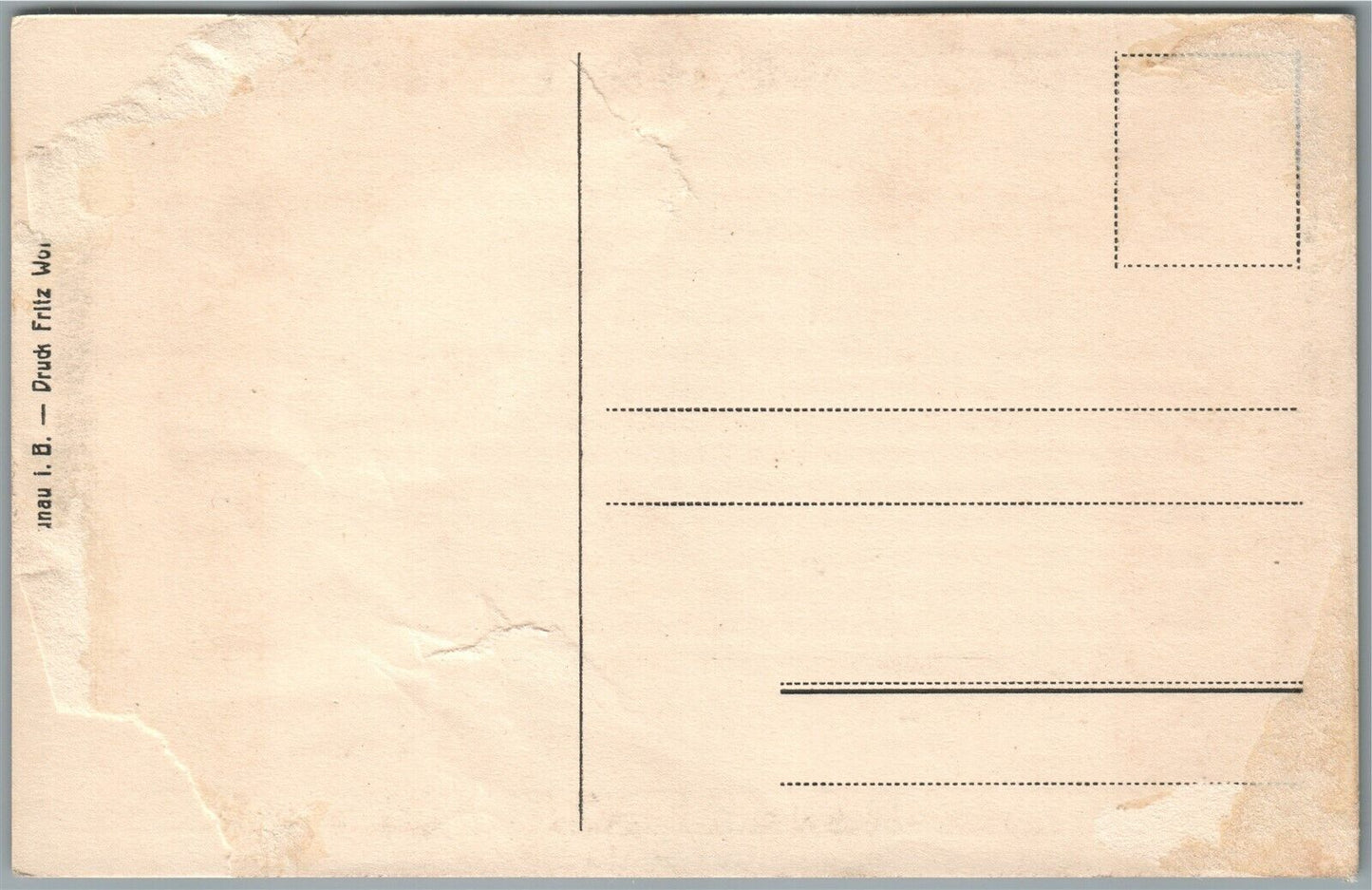 GERMAN WWI PROPAGANDA ANTIQUE POSTCARD for ITALIANS