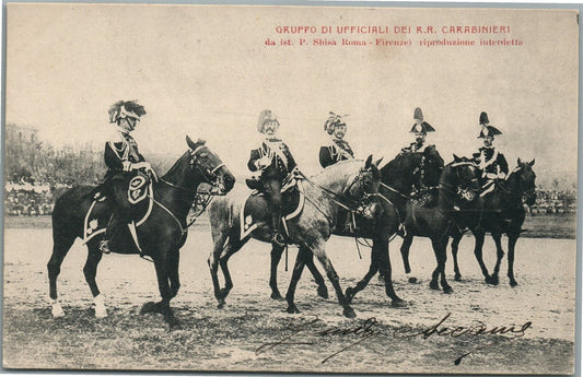 ITALIAN ARMY CARANINIERI ANTIQUE POSTCARD