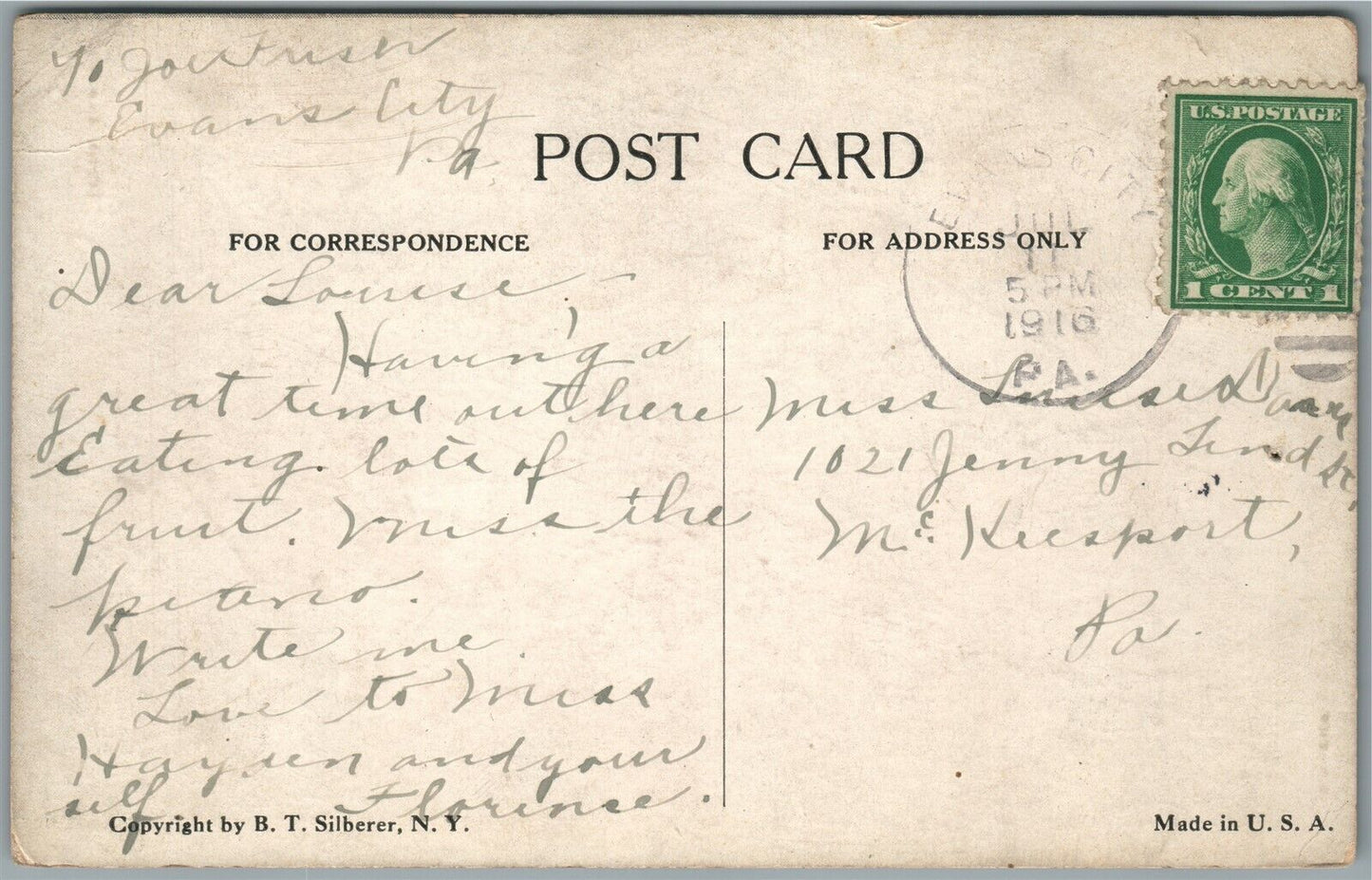 WWI ERA GERMAN SOLDIER COMIC ANTIQUE POSTCARD