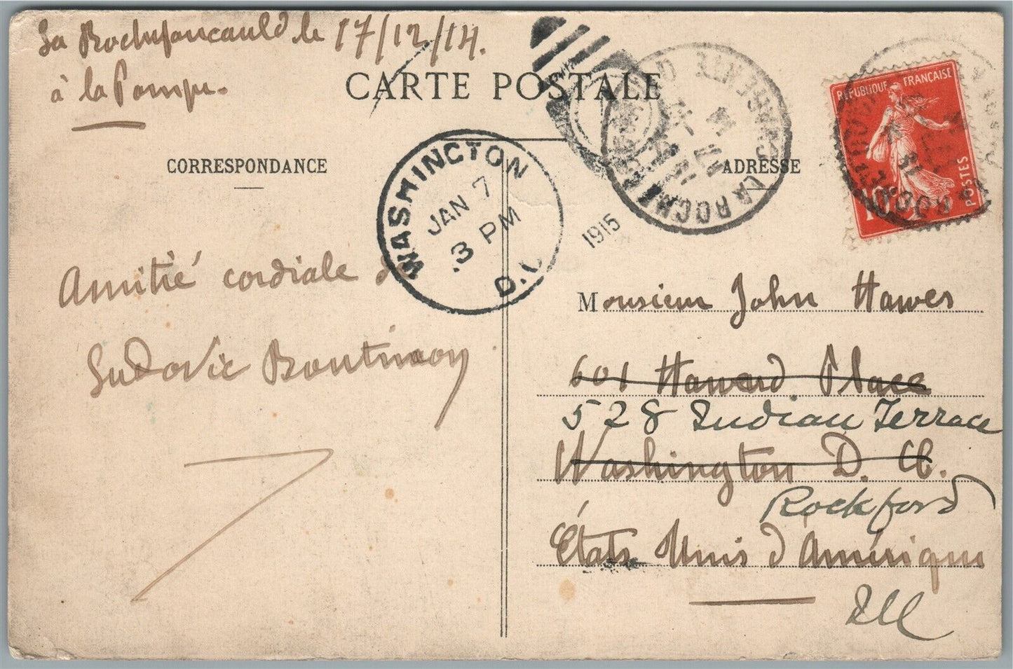 FIRST BATTLE of the AISNE WWI ERA ANTIQUE POSTCARD