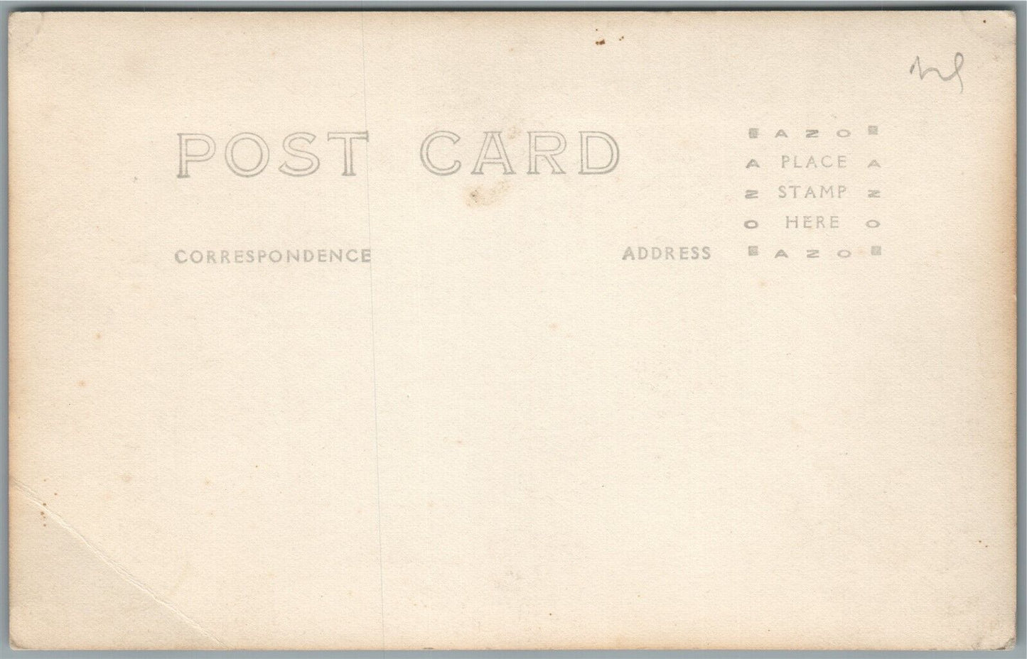 AIRPLANE TECHNICAL CHECK UP VINTAGE REAL PHOTO POSTCARD RPPC