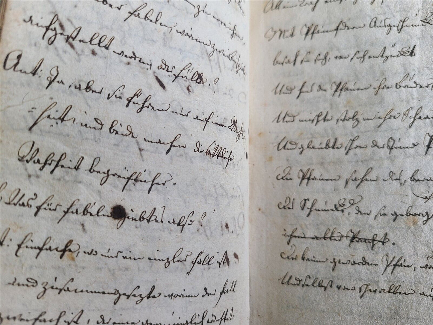 1795-1870 5 volumes MANUSCRIPTS in GERMAN & LATIN POETRY & RHETORIC antique