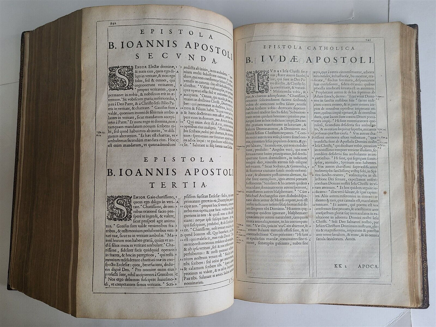 1603 BIBLE LATIN PLANTIN BIBLIA SACRA antique MASSIVE FOLIO OLD & NEW TESTAMENT