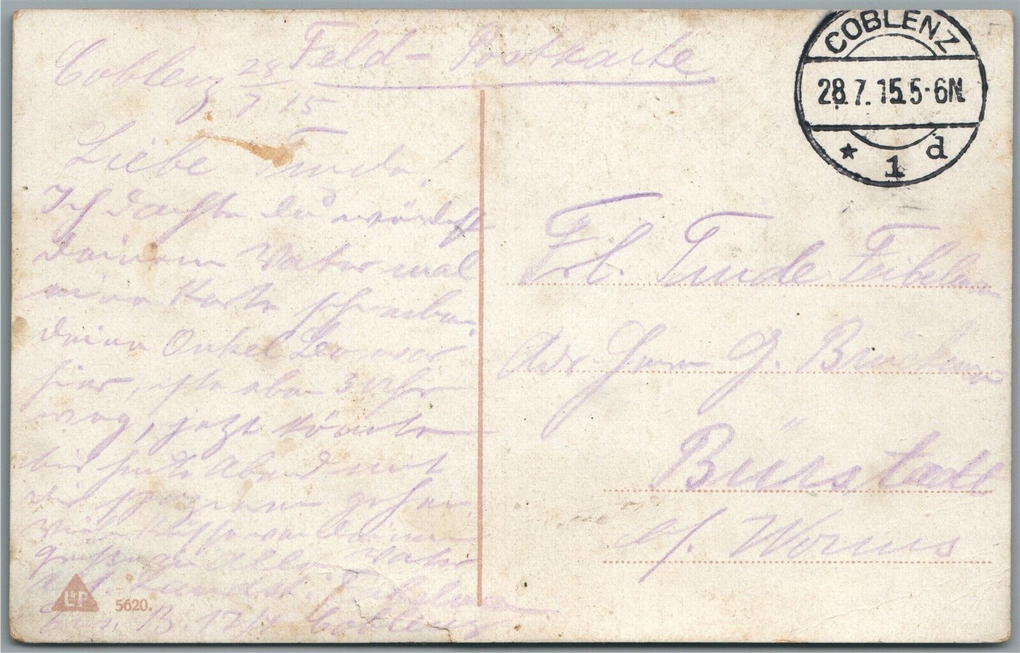 GERMAN WWI ERA SOLDIERS PRAYING ANTIQUE POSTCARD