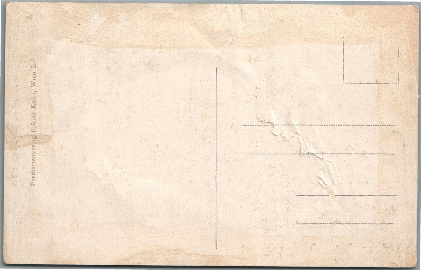 ATTACK AT RUSSIAN BATTERY AUSTRIAN WWI ERA ANTIQUE POSTCARD