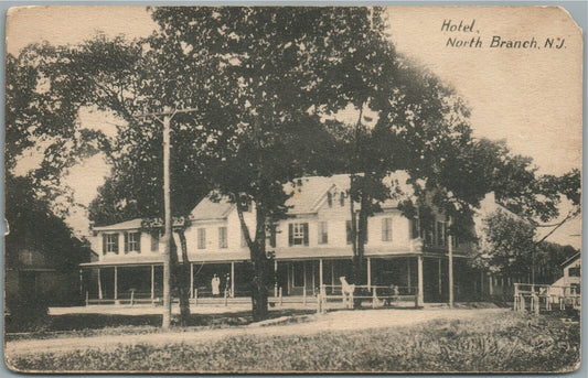 NORTH BRANCH NJ HOTEL ANTIQUE POSTCARD