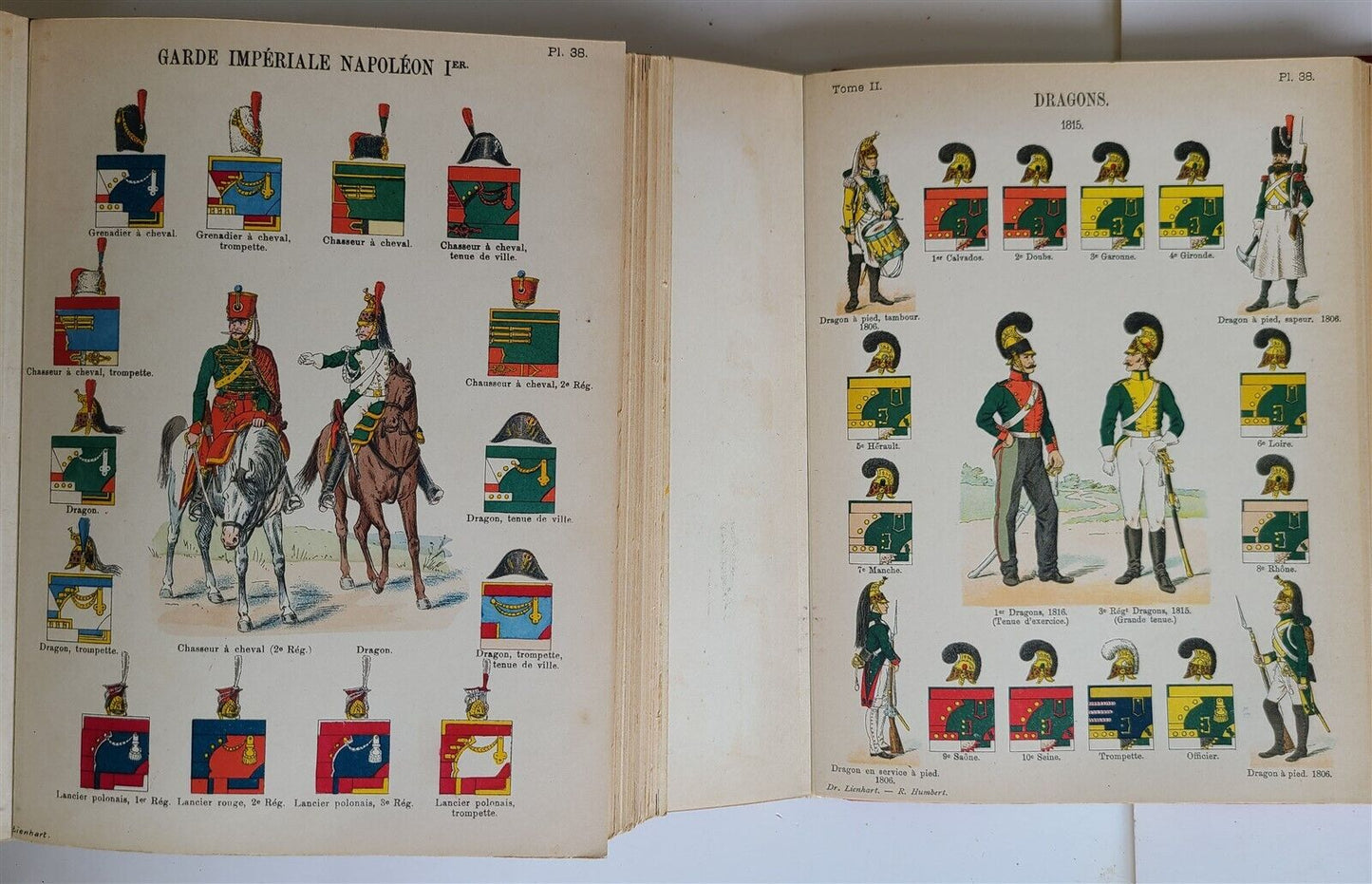 1897 UNIFORMS OF FRENCH ARMY SINCE 1690 UNTIL PRESENT DAYS ILLUSTRATED antique