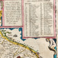 1640 MAP of LE MANS FRANCE by WILLEM BLAEU antique AUTHENTIC hand colored